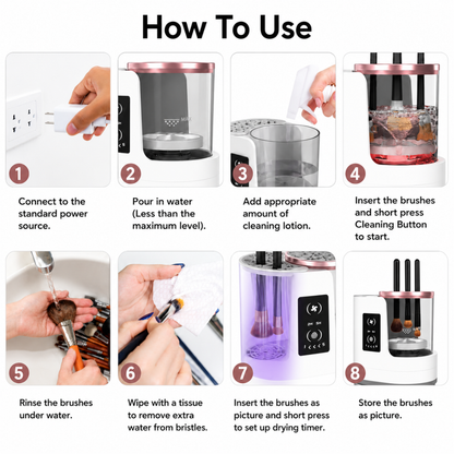 Prova & Co Electric Makeup Brush Cleaner