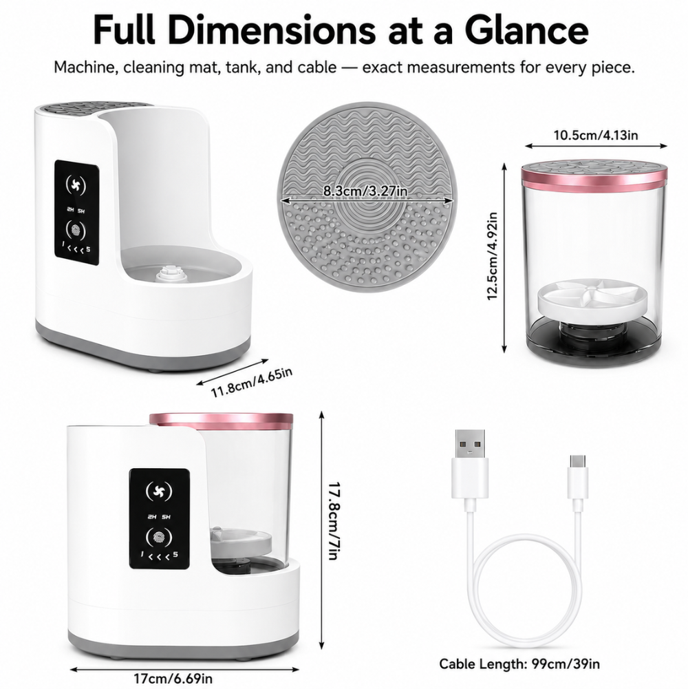 Prova & Co Electric Makeup Brush Cleaner